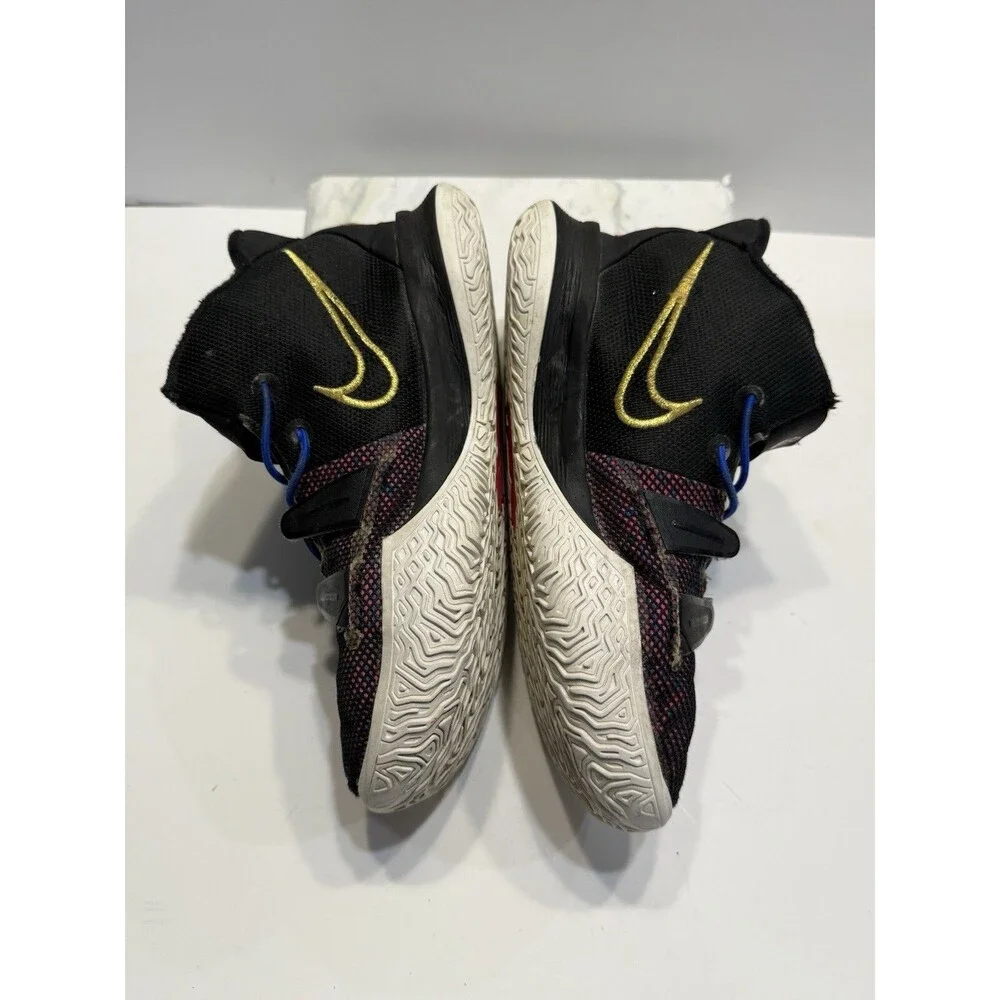 Nike Boys Kyrie 7 Black Basketball Shoes Sneakers Size 3Y CW3240-001 Youth